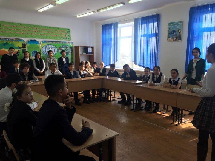Елбасының Қазақстан халқына жолдауын оқушылар арасында насихаттау