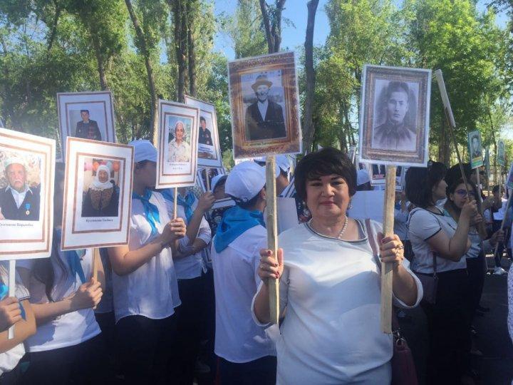 9 мамыр-Жеңіс күніне арналған "Мәңгілік полк" шеруі