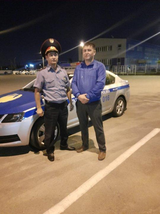 Полиция қызметкерлерімен біріккен рейдтік іс-шара