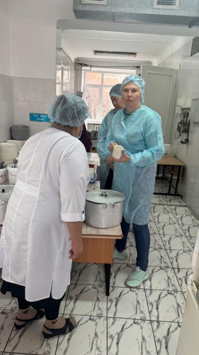 02.02.2026 ж бракераж комиссиясы мектеп асхана жұмысын, тазалығын тексерді