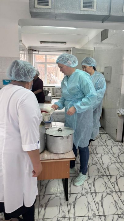 10.02.2026 ж бракераж комиссиясы мектеп асхана жұмысын, тазалығын тексерді